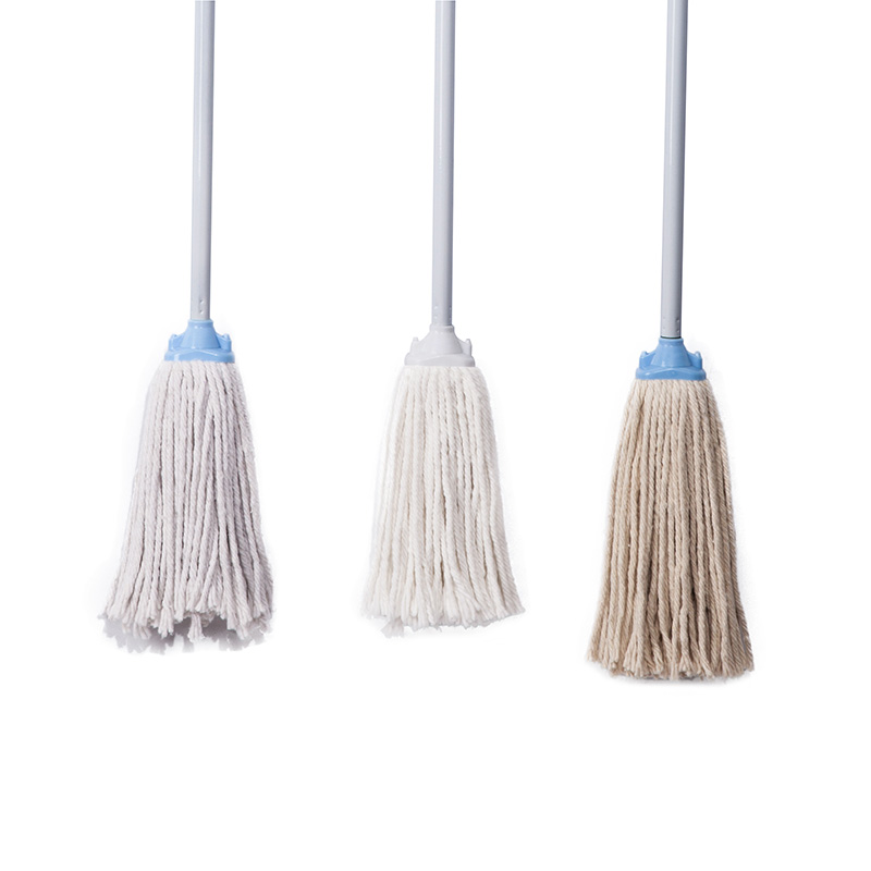 Pinaghalong Cotton Plastic Round Mop