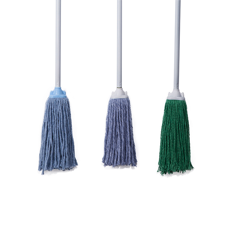 Pinaghalong Cotton Plastic Round Mop